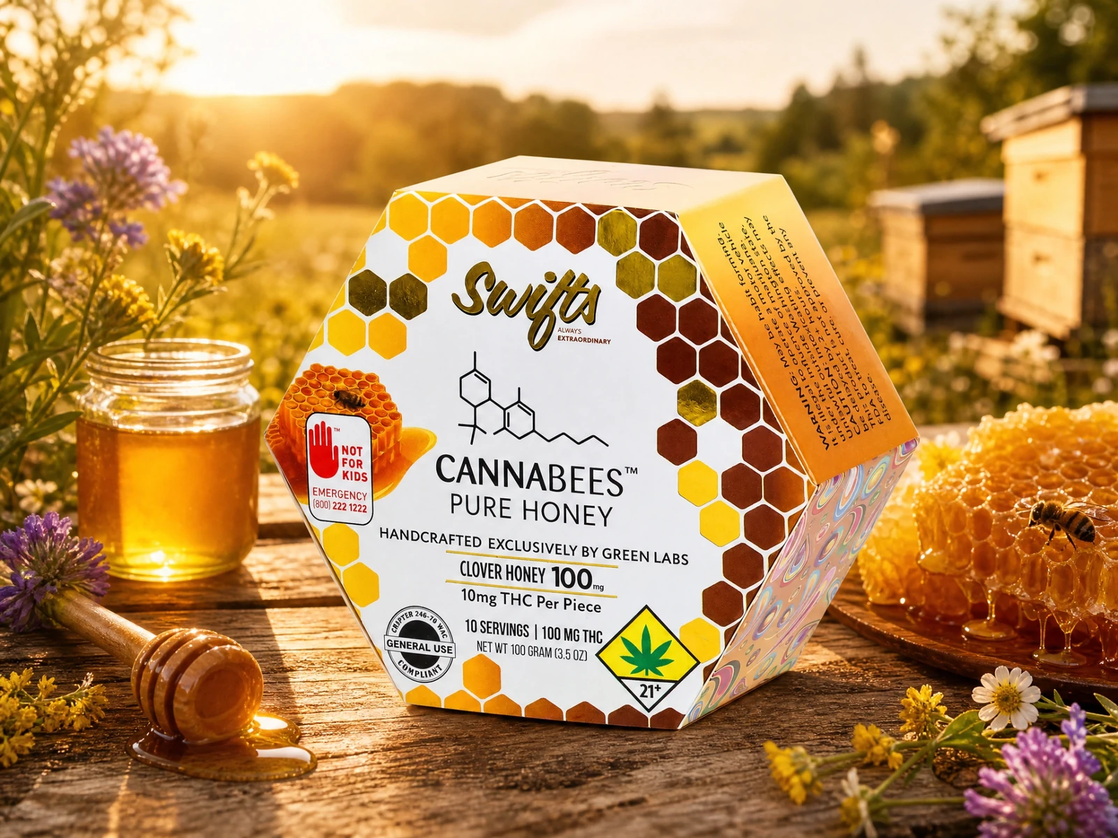 Swifts Cannabees Pure Honey