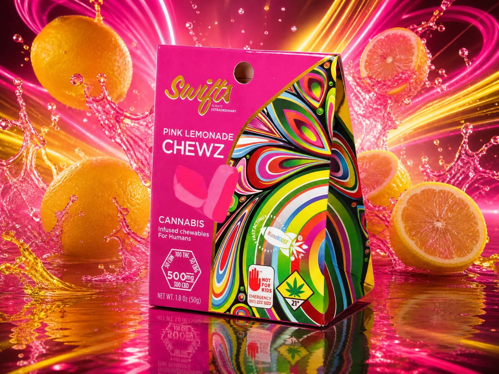 Swifts Pink Lemonade MAX Chewz