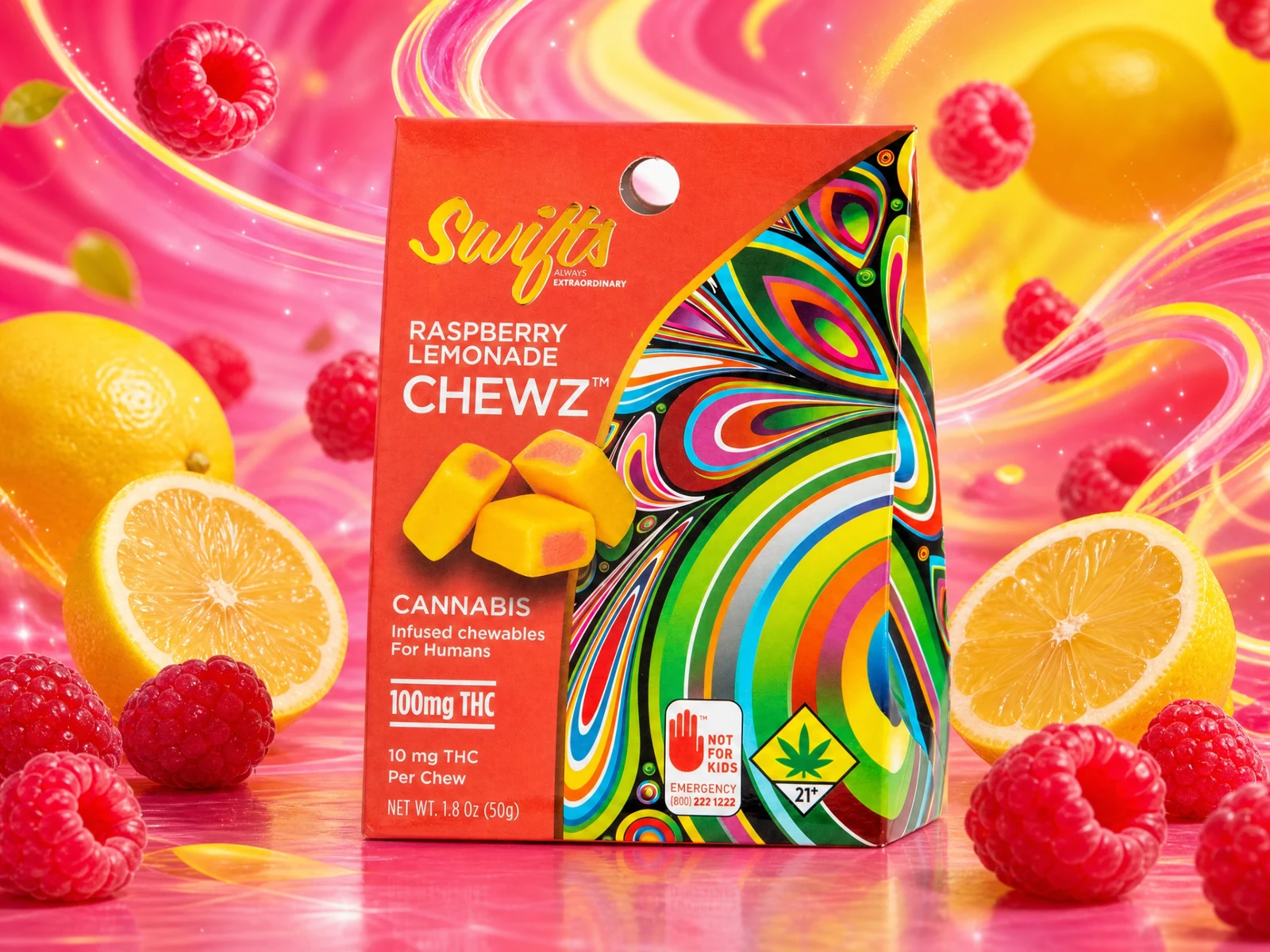 Swifts Raspberry Lemonade Chewz