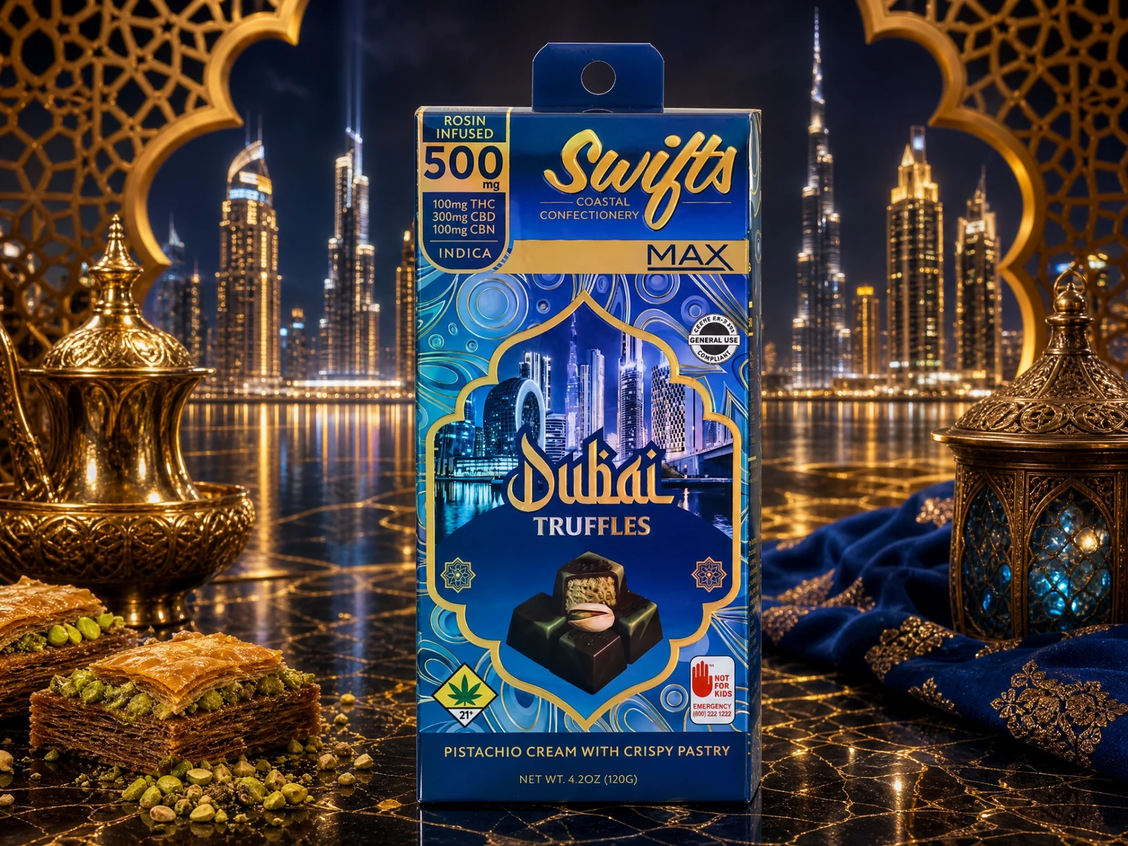 Swifts Dubai Chocolate Truffles