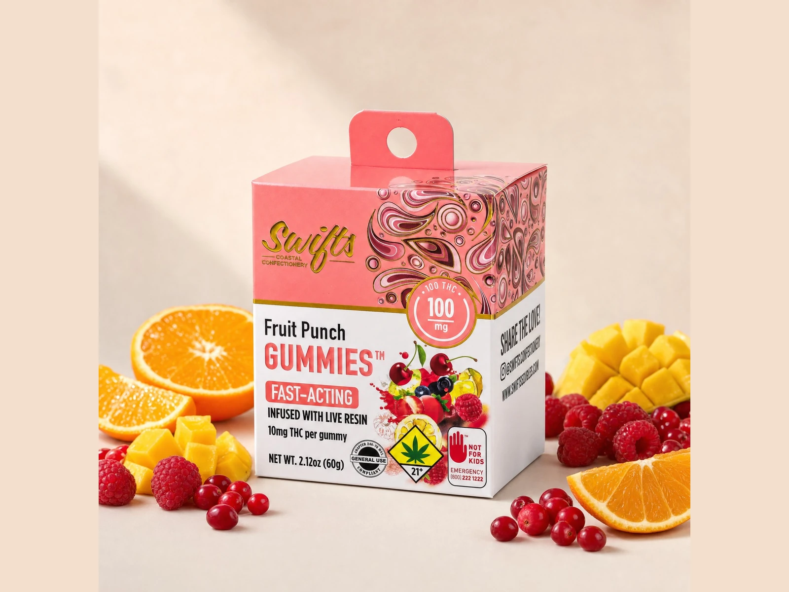 Swifts Fruit Punch Gummies