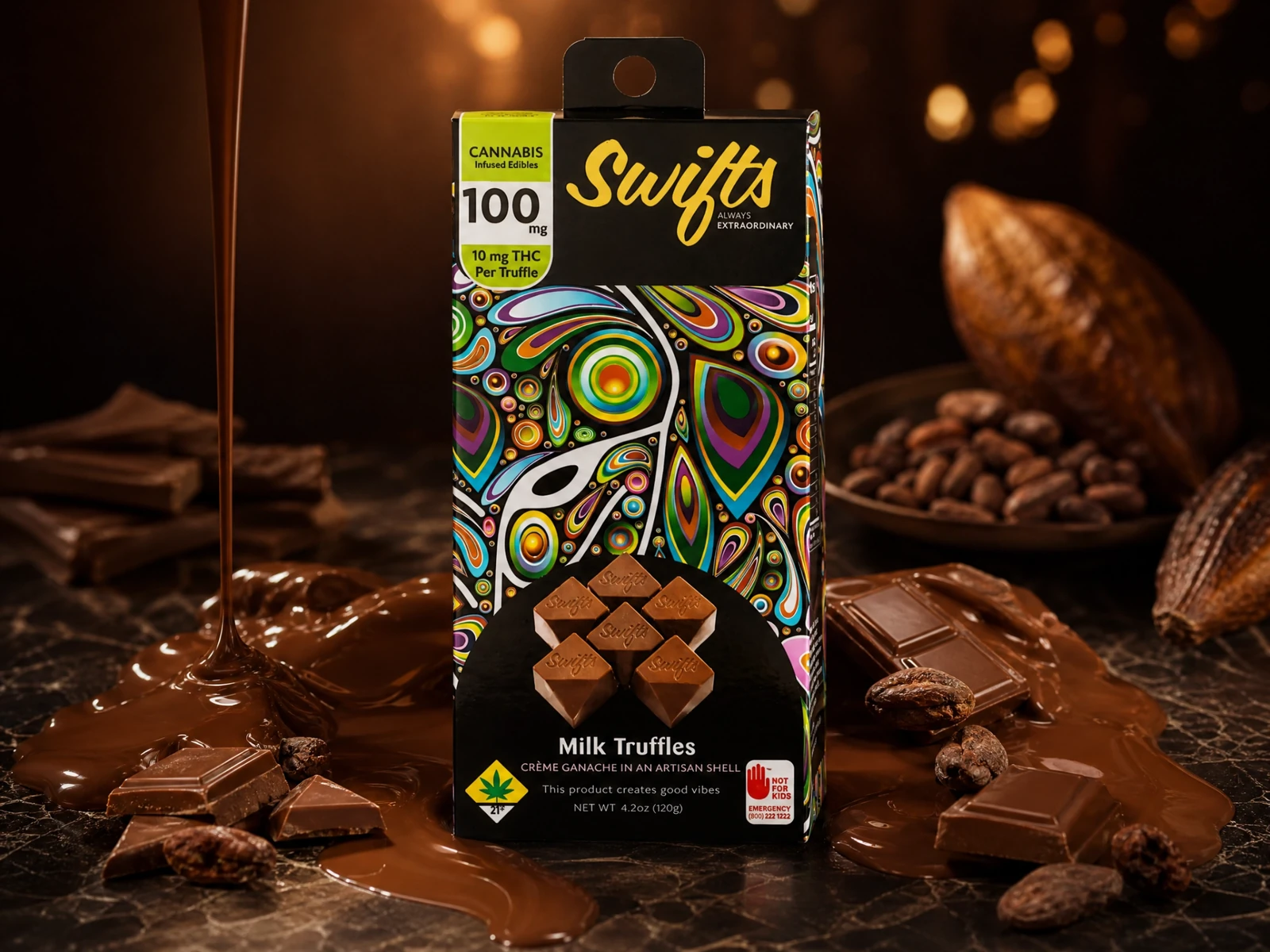 Swifts Milk Chocolate Indica Truffles