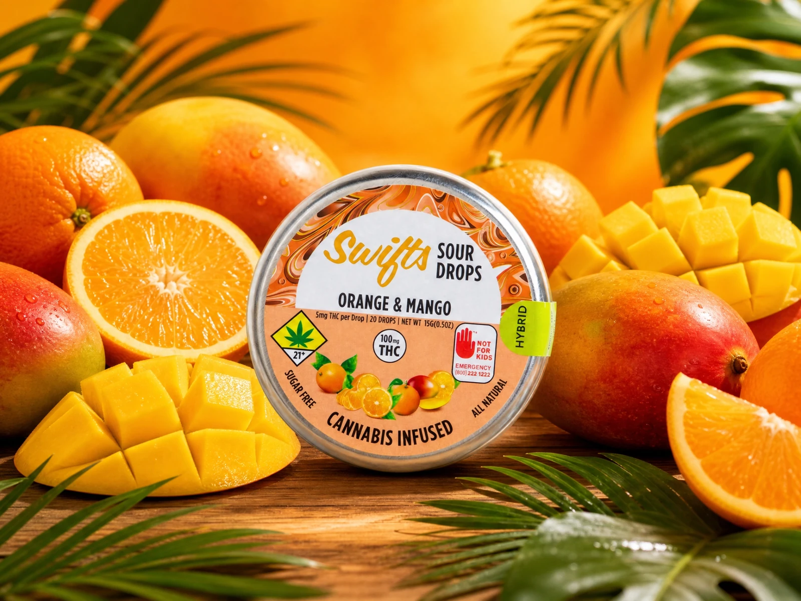 Swifts Orange Mango Sour Drops