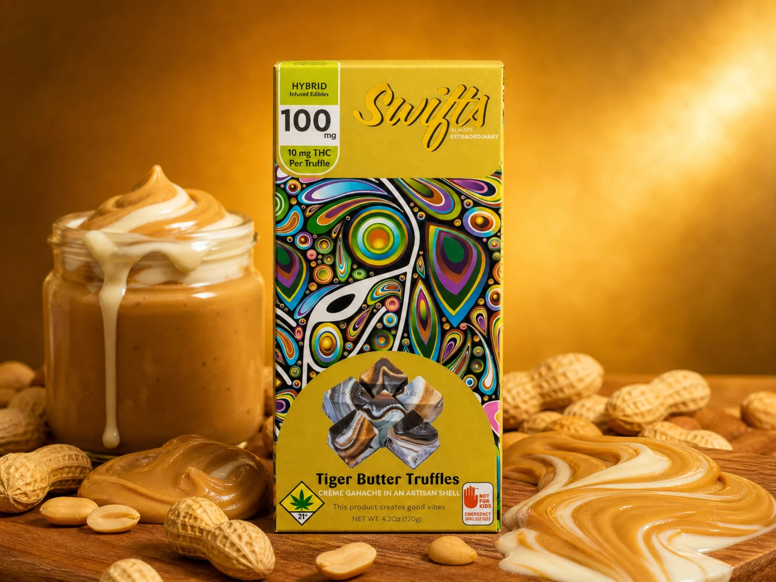 Swifts Tiger Butter Truffles